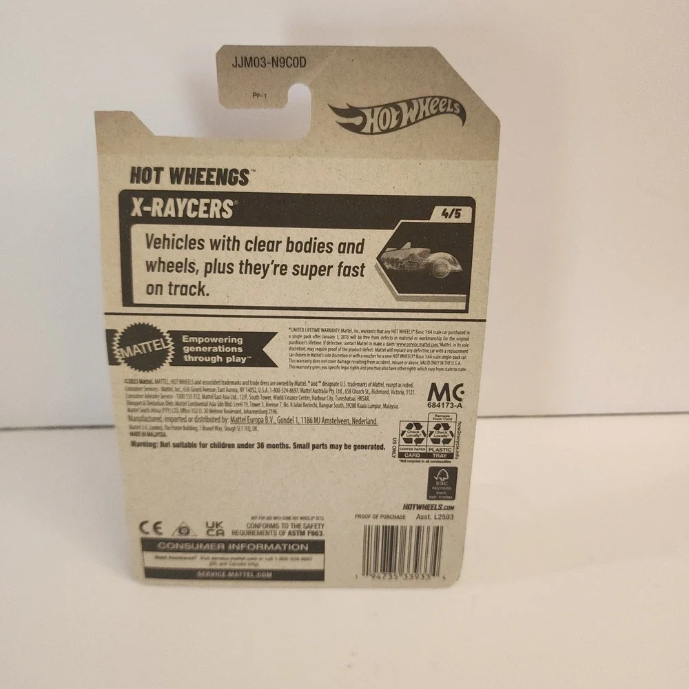 Hot Wheels Hot Wheengs Treasure Hunt X-Raycers‎ Green 81/250 HYW42 NEW